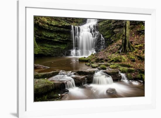 Scaleber Force Waterfall, Yorkshire Dales, Yorkshire, England, United Kingdom, Europe-Bill Ward-Framed Photographic Print