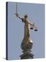 Scales of Justice, Central Criminal Court, Old Bailey, London, England, United Kingdom, Europe-Rolf Richardson-Stretched Canvas