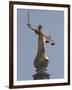 Scales of Justice, Central Criminal Court, Old Bailey, London, England, United Kingdom, Europe-Rolf Richardson-Framed Photographic Print