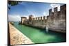 Scaliger Castle, Sirmione, Lake Garda, Lombardy, Italy-George Oze-Mounted Photographic Print