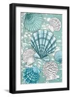 Scallop Bubbles-Diane Stimson-Framed Art Print