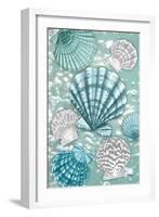 Scallop Bubbles-Diane Stimson-Framed Art Print