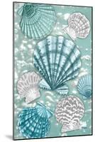 Scallop Bubbles-Diane Stimson-Mounted Art Print