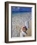 Scallop Shell in the Surf-Martin Harvey-Framed Premium Photographic Print