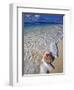 Scallop Shell in the Surf-Martin Harvey-Framed Photographic Print