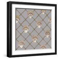 Scallop Shell Net-Arnie Fisk-Framed Giclee Print