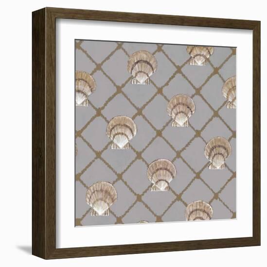 Scallop Shell Net-Arnie Fisk-Framed Giclee Print