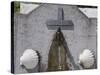 Scallop Shells on a Water Fountain, on the Camino De Santiago, Spain, Europe-Christian Kober-Stretched Canvas