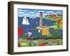 Scallop Shores-Mark Frost-Framed Giclee Print