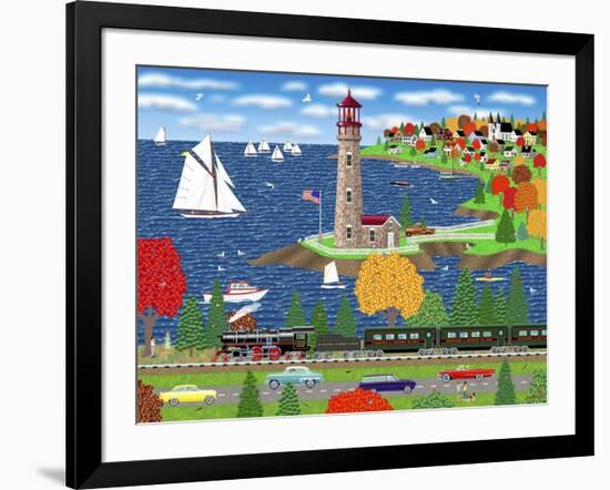 Scallop Shores-Mark Frost-Framed Giclee Print