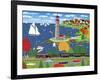 Scallop Shores-Mark Frost-Framed Premium Giclee Print