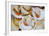 Scallops in a City Center Fish Market-Jon Hicks-Framed Photographic Print