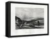 Scalloway Bay and Castle, Zetland, 19th Century-J Horsburgh-Framed Stretched Canvas