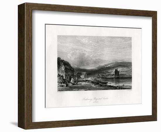 Scalloway Bay and Castle, Zetland, 19th Century-J Horsburgh-Framed Giclee Print