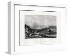 Scalloway Bay and Castle, Zetland, 19th Century-J Horsburgh-Framed Giclee Print