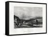 Scalloway Bay and Castle, Zetland, 19th Century-J Horsburgh-Framed Stretched Canvas