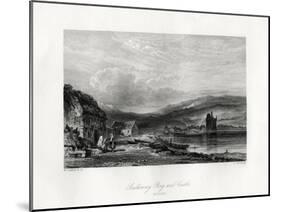 Scalloway Bay and Castle, Zetland, 19th Century-J Horsburgh-Mounted Giclee Print