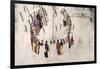 Scalp Dance or Victory Dance-Amos Bad Heart Buffalo-Framed Giclee Print