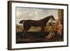 Scamp', a Bay Racehorse Owned by the 3Rd Duke of Devonshire and a Jockey on a Racecourse (Newmarket-John Wootton-Framed Giclee Print