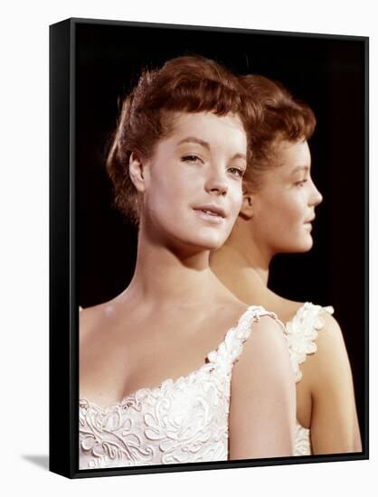 SCAMPOLO, 1957 directed by ALFRED WEIDENMANN Romy Schneider (photo)-null-Framed Stretched Canvas