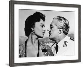 Scandal in Sorrento, 1955-null-Framed Photographic Print