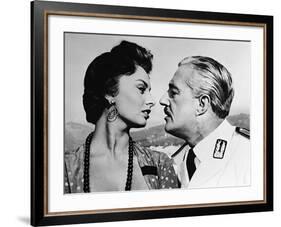 Scandal in Sorrento, 1955-null-Framed Photographic Print