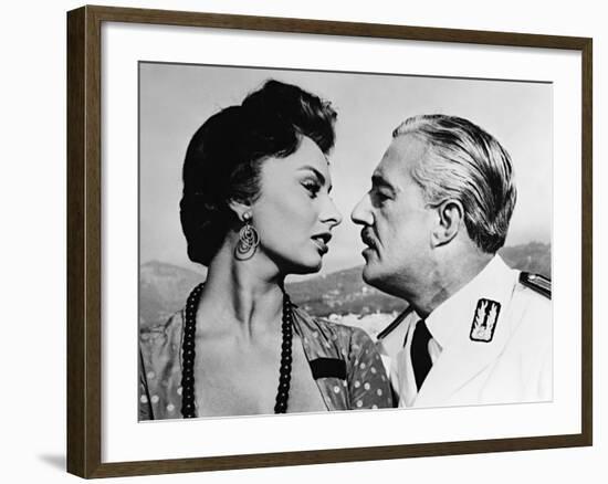 Scandal in Sorrento, 1955-null-Framed Photographic Print