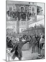 Scandal of Banca Romana, Cabinet in Session, November 23, 1893, Italy-null-Mounted Giclee Print