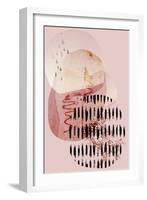 Scandi Abstract Blush-Urban Epiphany-Framed Art Print