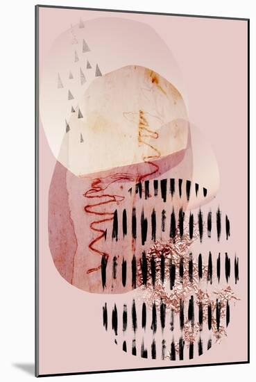 Scandi Abstract Blush-Urban Epiphany-Mounted Art Print