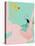 Scandi Abstract Mint Pink-Urban Epiphany-Stretched Canvas