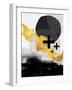 Scandi Black White Gold-Urban Epiphany-Framed Art Print