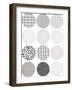 Scandi Circles - Fawn-Clara Wells-Framed Giclee Print