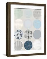 Scandi Circles-Clara Wells-Framed Giclee Print