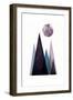 Scandi Mountains Blue 2-Urban Epiphany-Framed Art Print