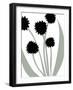 Scandi Plants - Bud-Archie Stone-Framed Giclee Print