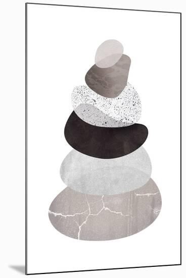 Scandi Stones I-Clara Wells-Mounted Giclee Print
