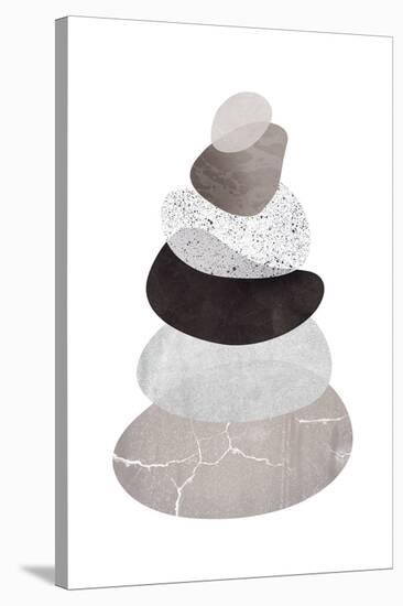 Scandi Stones I-Clara Wells-Stretched Canvas