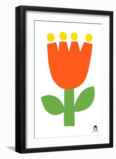 Scandi Tulip-Jane Foster-Framed Art Print