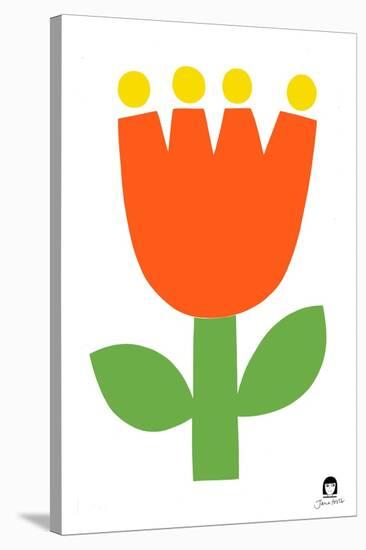 Scandi Tulip-Jane Foster-Stretched Canvas