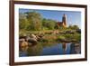 Scandinavia, Denmark, Svaneke, Svaneke Fyr, Lighthouse-Thomas Ebelt-Framed Photographic Print