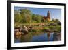 Scandinavia, Denmark, Svaneke, Svaneke Fyr, Lighthouse-Thomas Ebelt-Framed Photographic Print