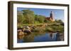 Scandinavia, Denmark, Svaneke, Svaneke Fyr, Lighthouse-Thomas Ebelt-Framed Photographic Print