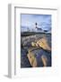 Scandinavia, Norway, Hamaroey, Tranoey, Lighthouse, Rock-Landscape-Rainer Mirau-Framed Photographic Print