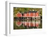 Scandinavia, Norway, Lofoten, Flakstadoey, Fisher-Alps, Shores-Rainer Mirau-Framed Photographic Print