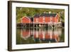 Scandinavia, Norway, Lofoten, Flakstadoey, Fisher-Alps, Shores-Rainer Mirau-Framed Photographic Print