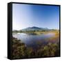 Scandinavia, Norway, Rondane, National-Park, Mountain Scenery, Mountain Lake-Rainer Mirau-Framed Stretched Canvas