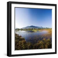 Scandinavia, Norway, Rondane, National-Park, Mountain Scenery, Mountain Lake-Rainer Mirau-Framed Photographic Print