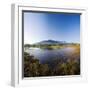 Scandinavia, Norway, Rondane, National-Park, Mountain Scenery, Mountain Lake-Rainer Mirau-Framed Photographic Print