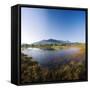 Scandinavia, Norway, Rondane, National-Park, Mountain Scenery, Mountain Lake-Rainer Mirau-Framed Stretched Canvas